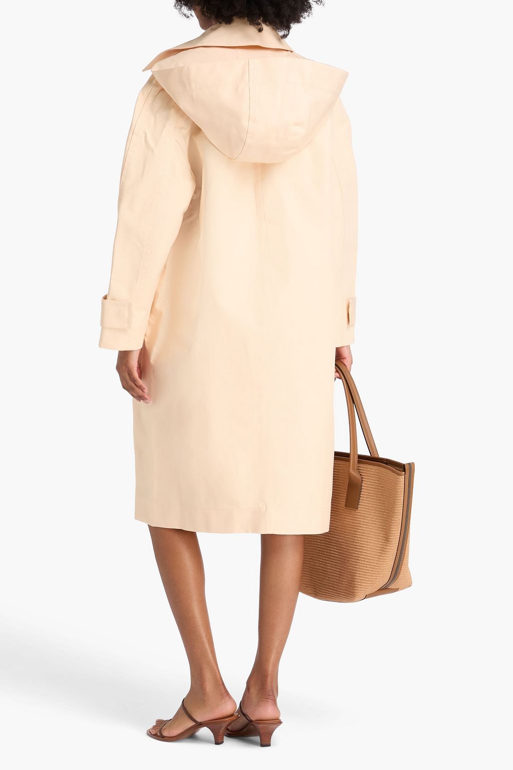 ZIMMERMANN コットン フード付きコート