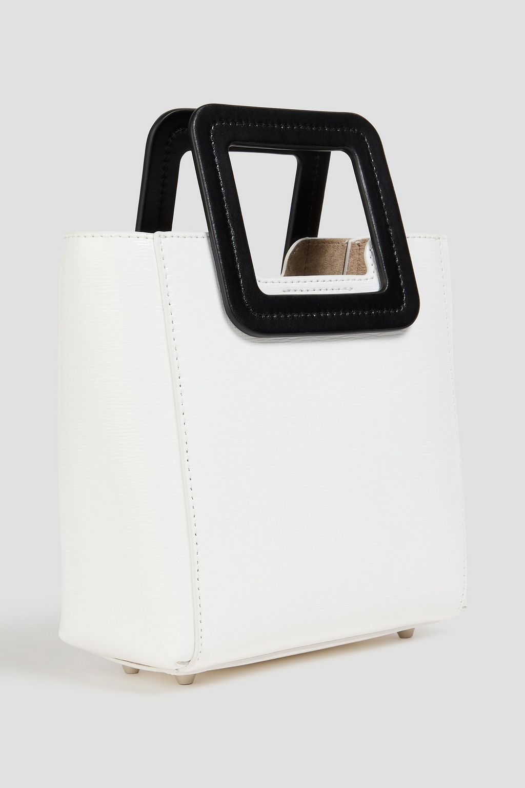 STAUD Shirley textured-leather tote