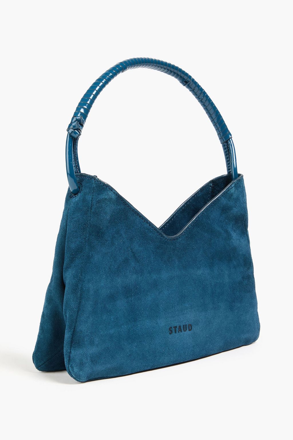 STAUD Schultertasche „Valerie“ aus Veloursleder