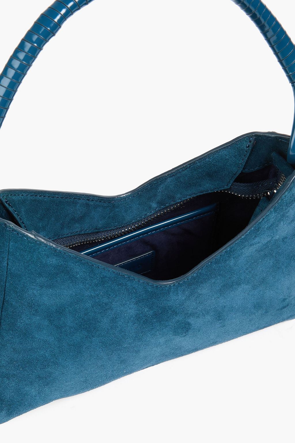 STAUD Schultertasche „Valerie“ aus Veloursleder