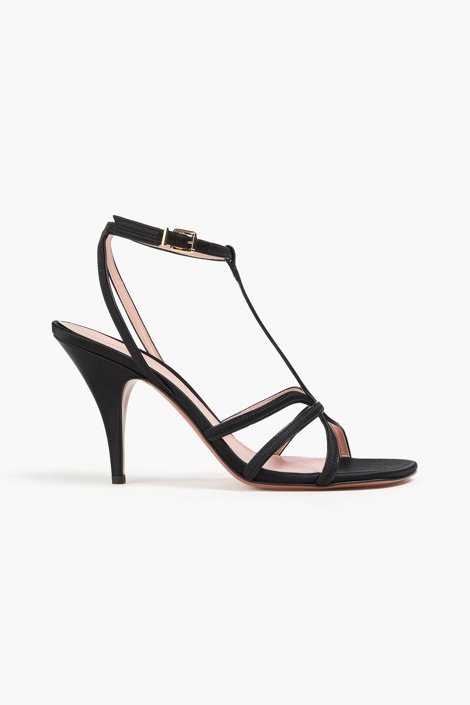 Zimmermann Satin Sandals In Black