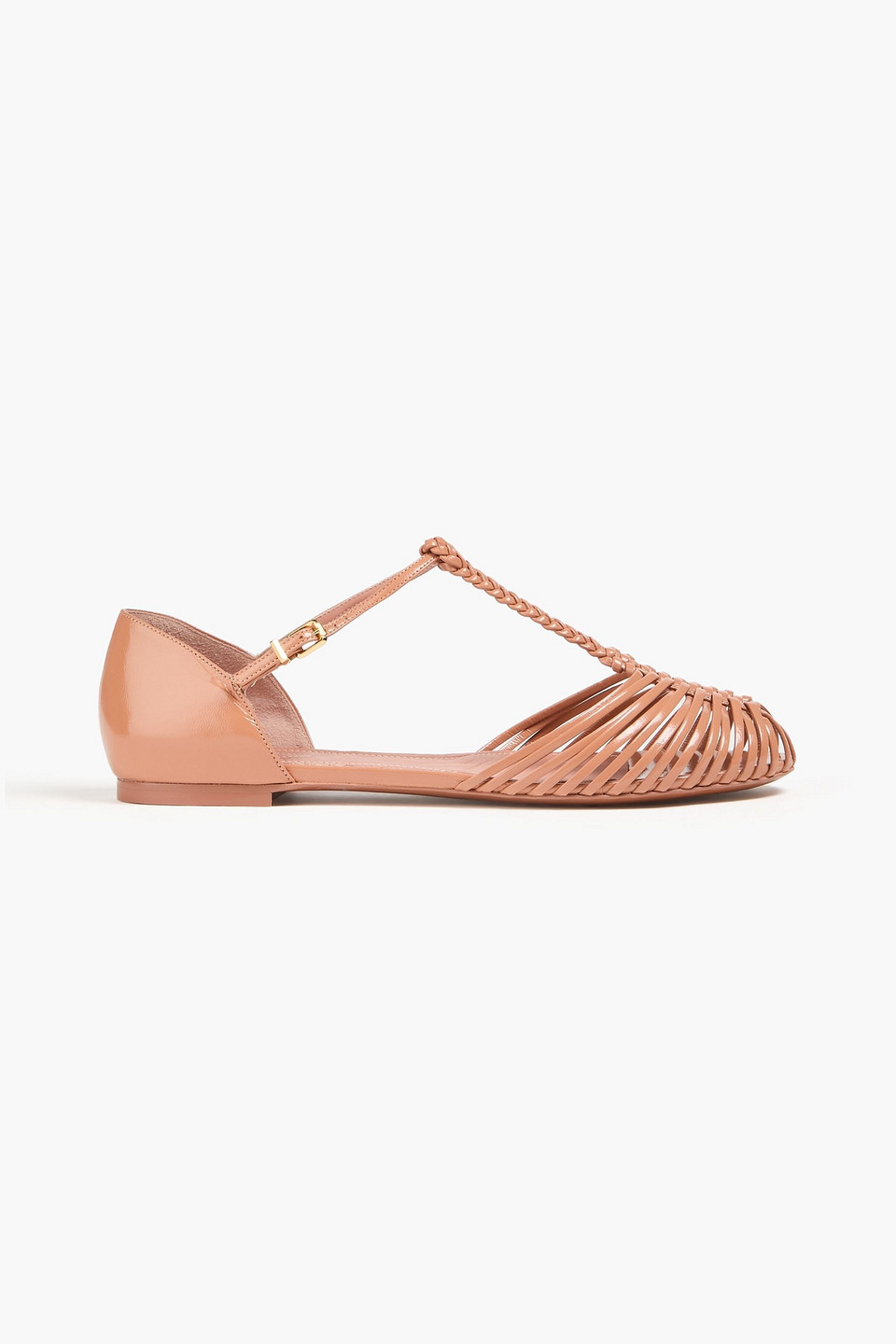 zimmermann - leather sandals - orange - eu 40
