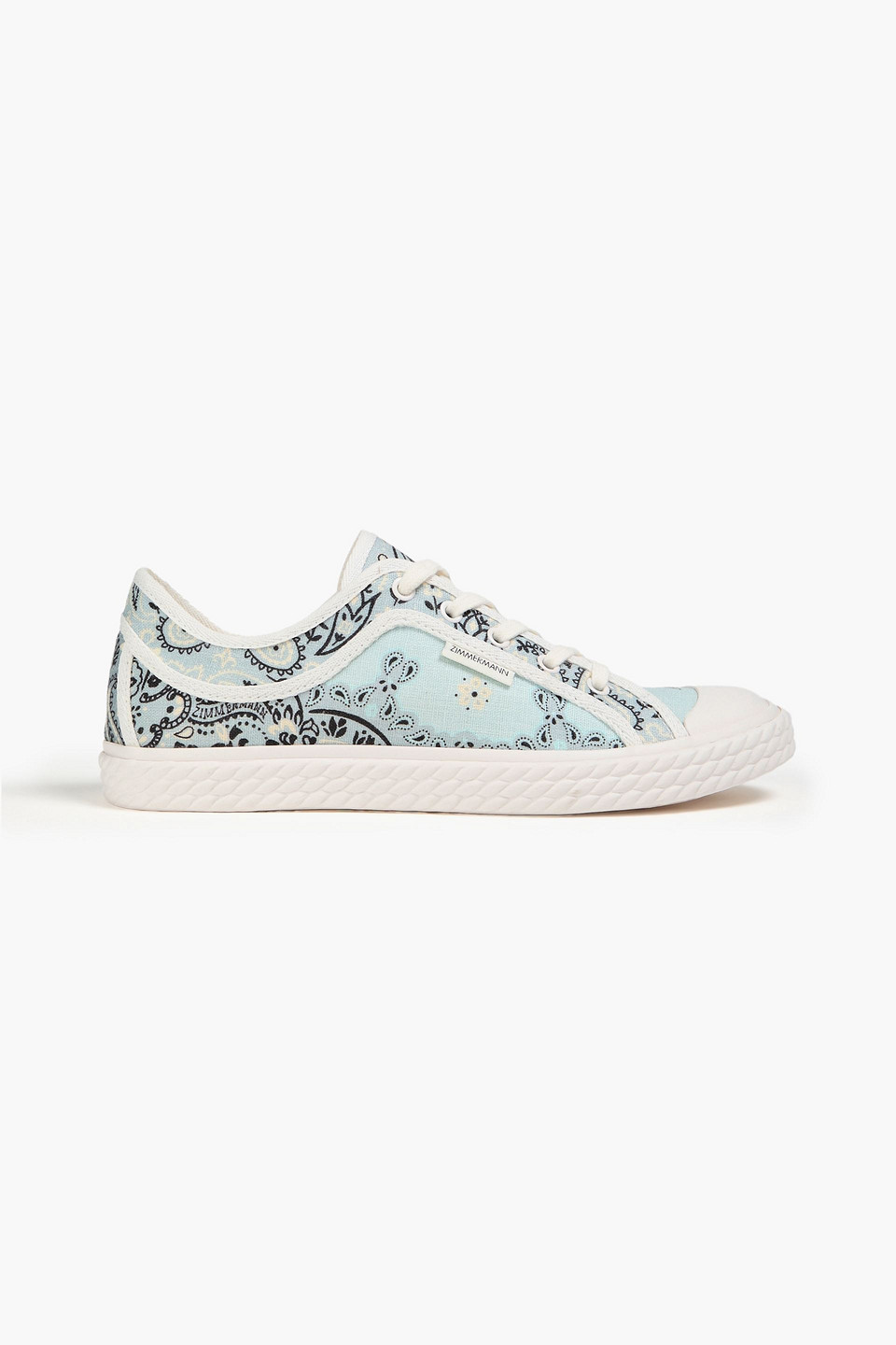 Zimmermann Paisley-print Linen Sneakers