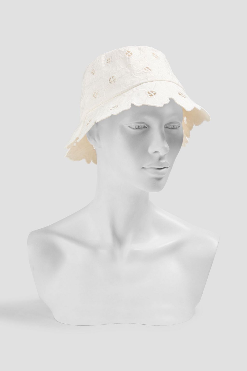 ZIMMERMANN Broderie anglaise linen bucket hat