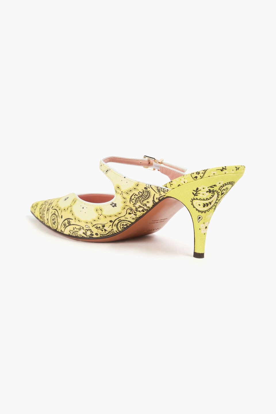Zimmermann Paisley-print Linen Mules