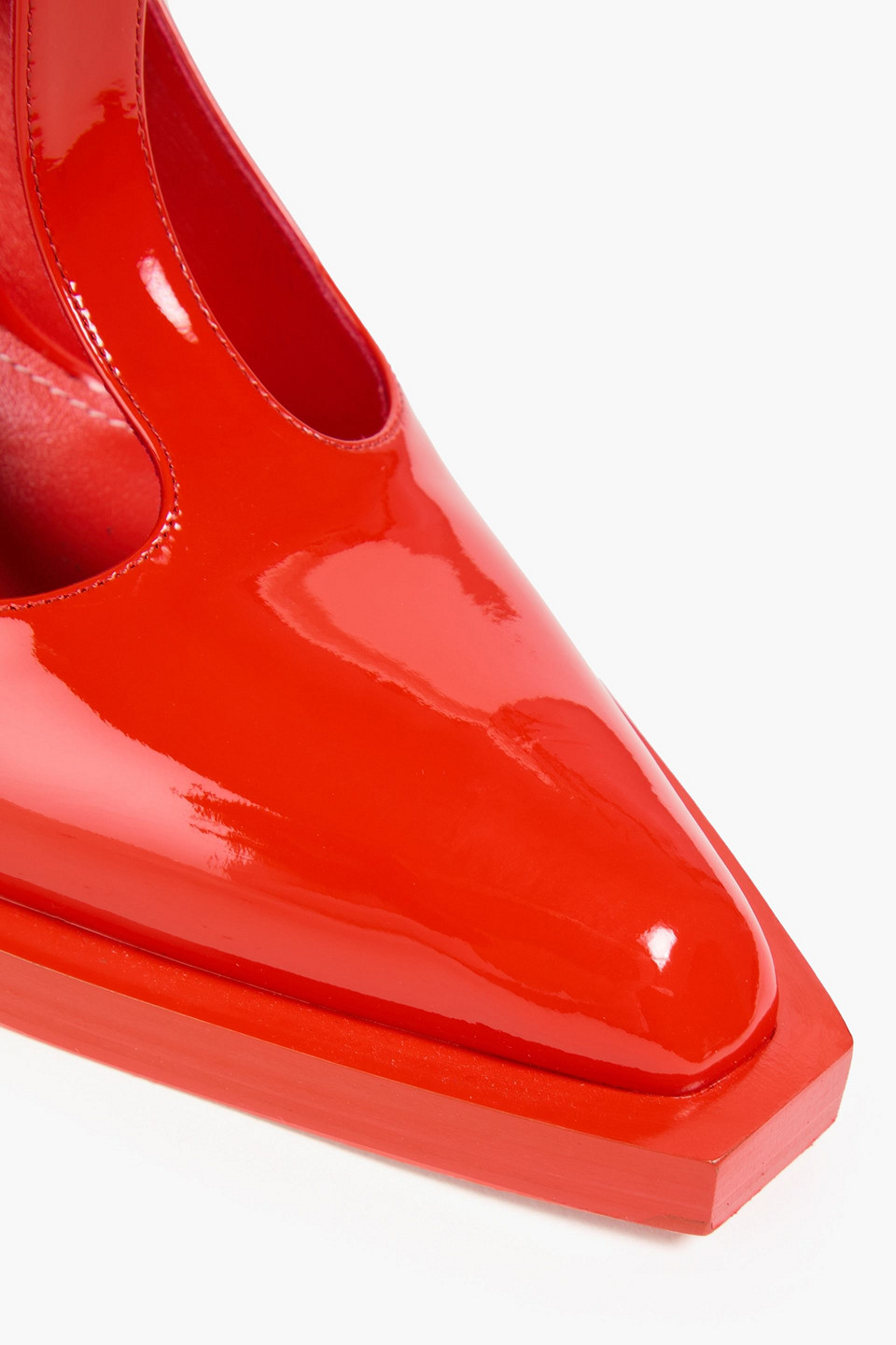 Zimmermann Patent-leather Pumps In Orange