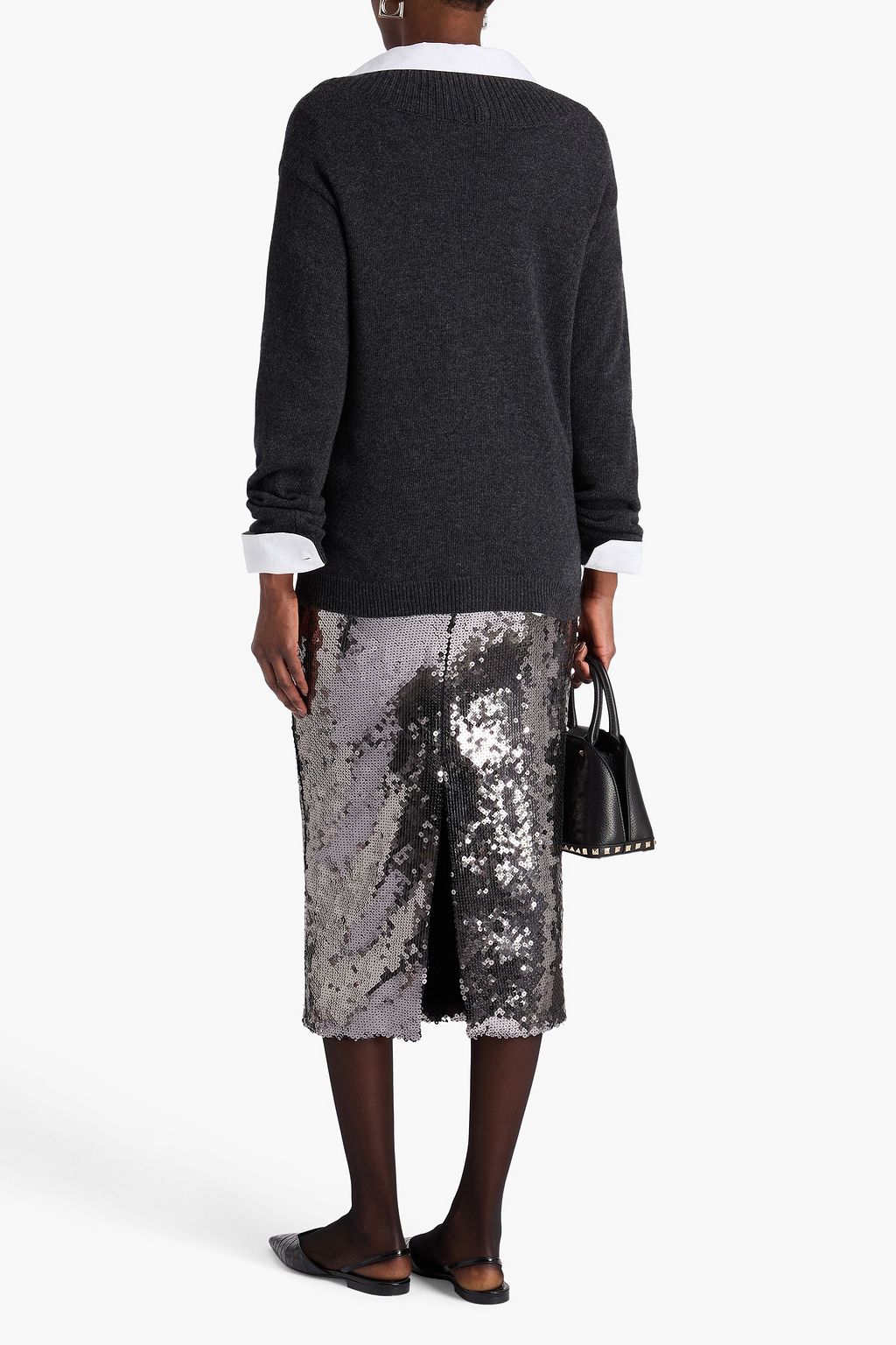 VALENTINO GARAVANI Wool and cashmere-blend sweater