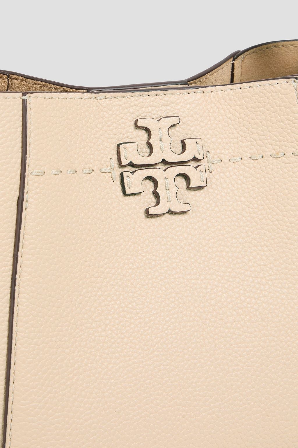 TORY BURCH حقيبة باكيت "ماكجرو" صغيرة من الجلد المُحبّب