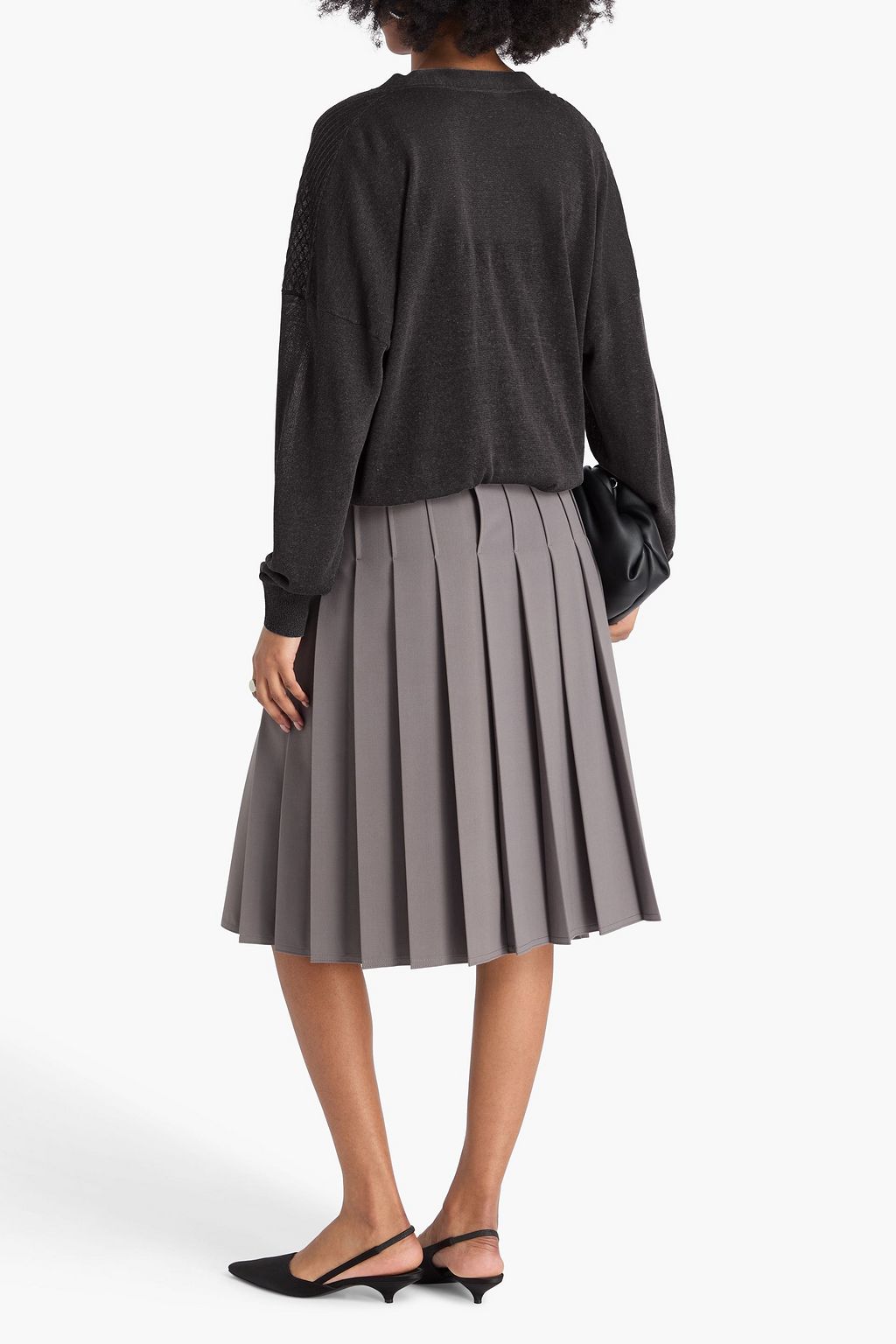 BRUNELLO CUCINELLI Sequined linen-blend cardigan