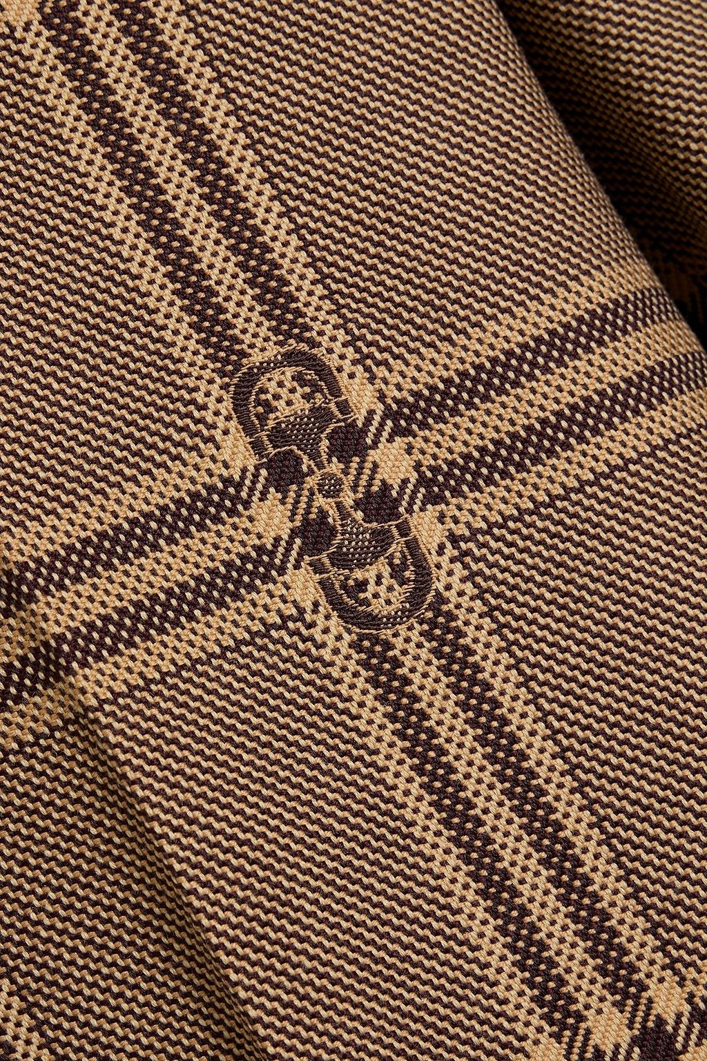 GUCCI ウールジャカード ストレートレッグパンツ チェック