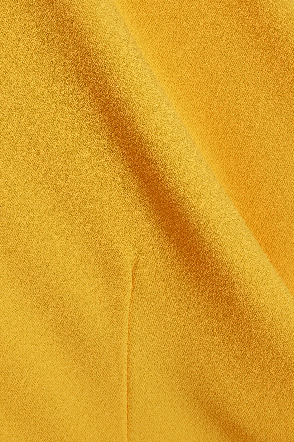 Dolce & Gabbana One-shoulder Stretch-crepe Midi Dress In Yellow
