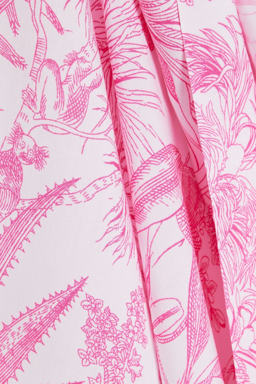 MELISSA ODABASH Printed voile pareo