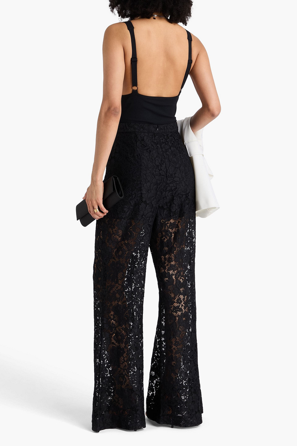 Zimmermann Corded Lace Flared Pants