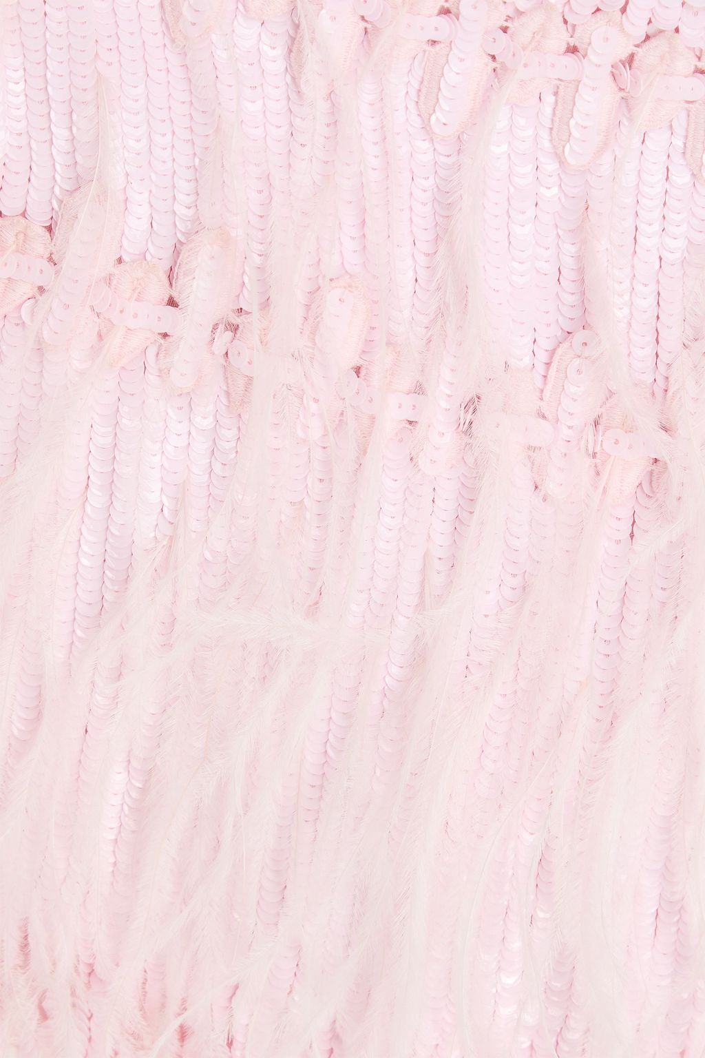 VALENTINO GARAVANI Skirt-effect embellished silk shorts