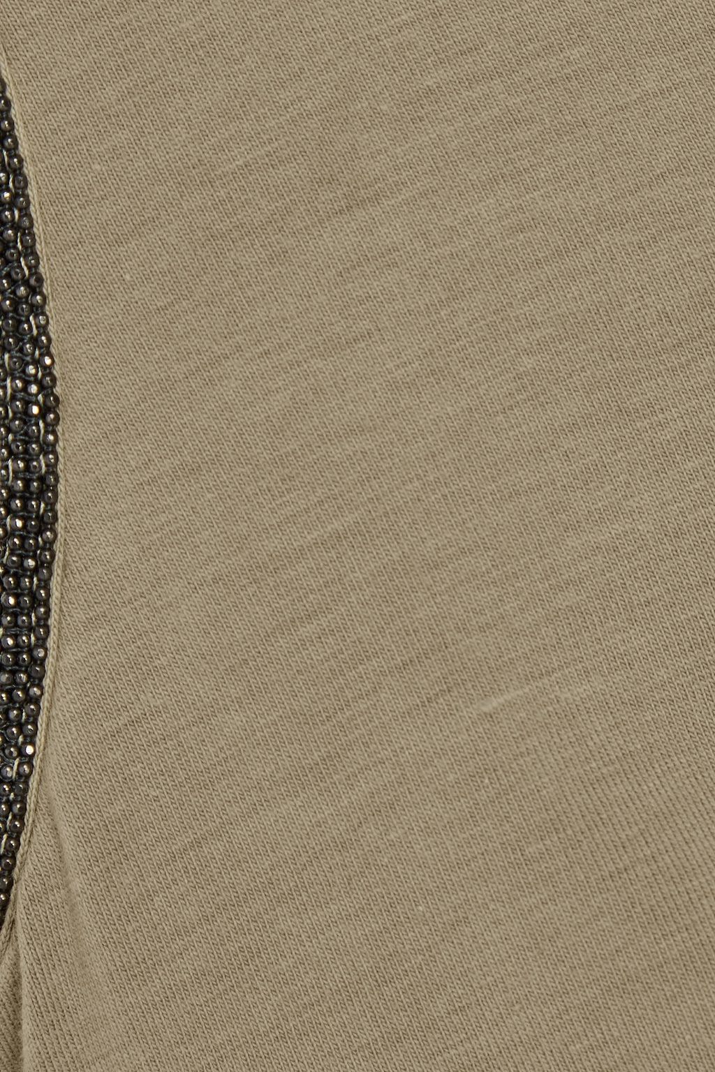 BRUNELLO CUCINELLI ストレッチコットンジャージー キャミソール ビーズ付き