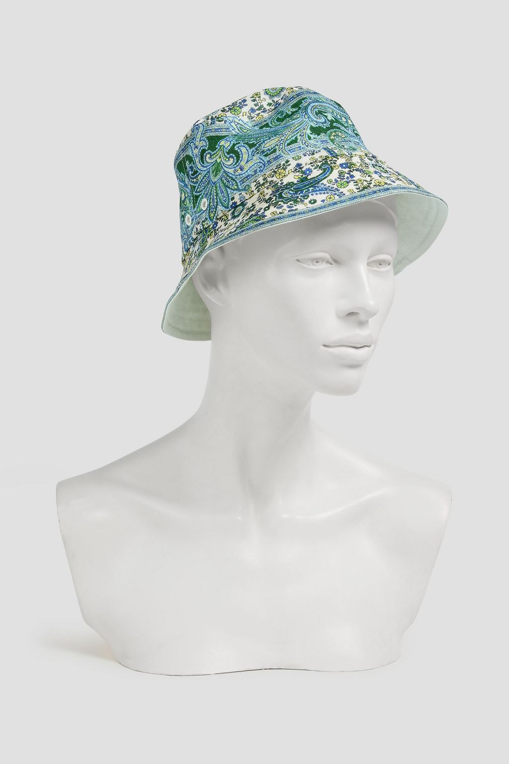 ZIMMERMANN Paisley-print linen-canvas bucket hat