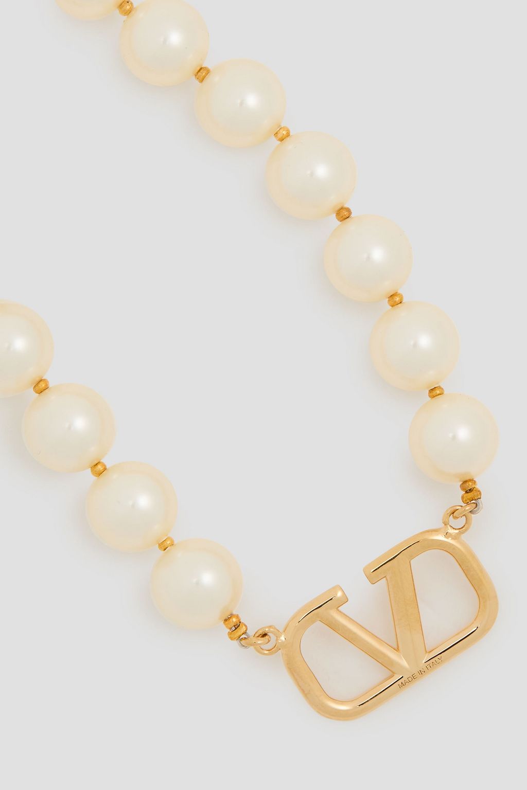 VALENTINO GARAVANI Goldfarbene Kette mit Perle