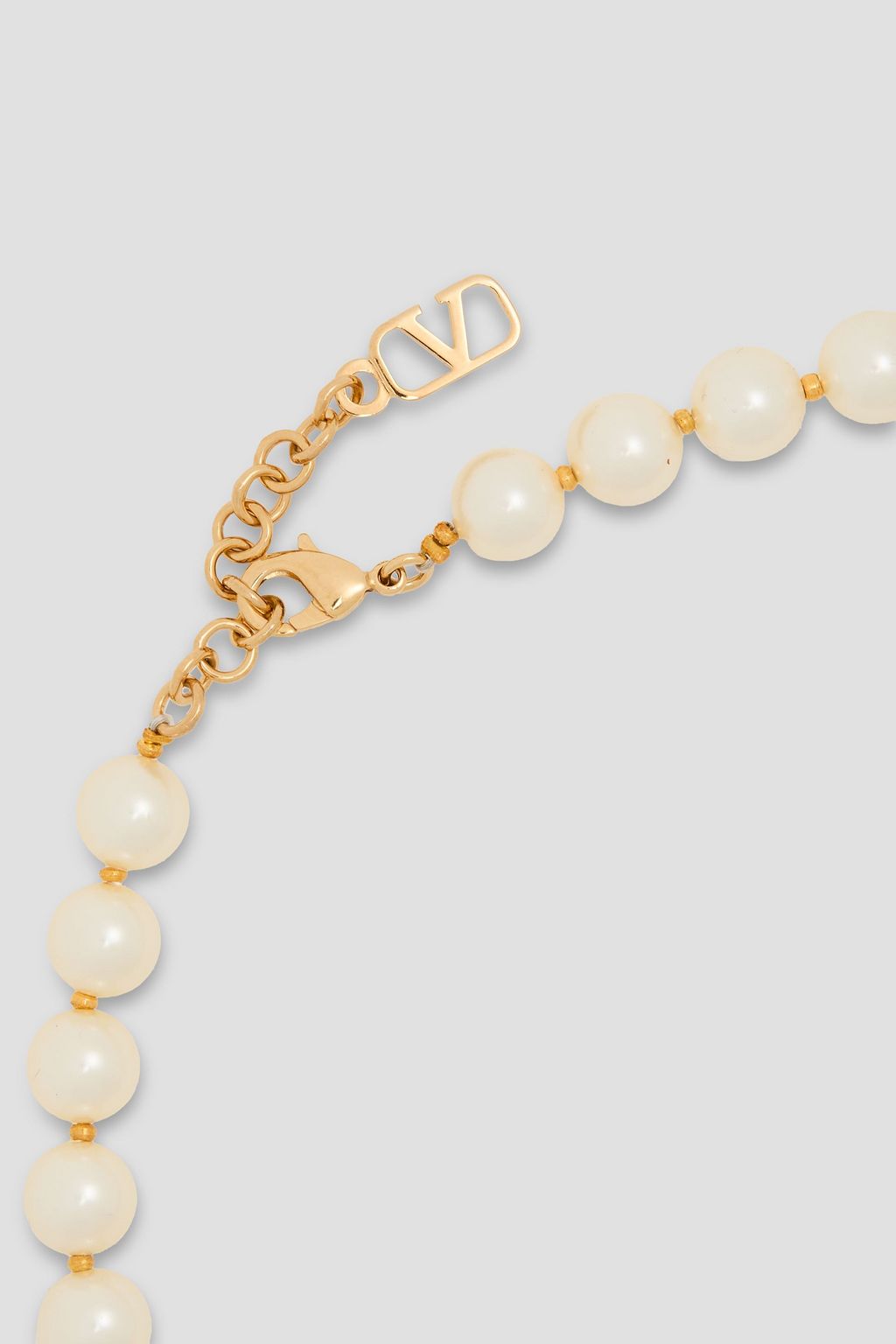 VALENTINO GARAVANI Goldfarbene Kette mit Perle
