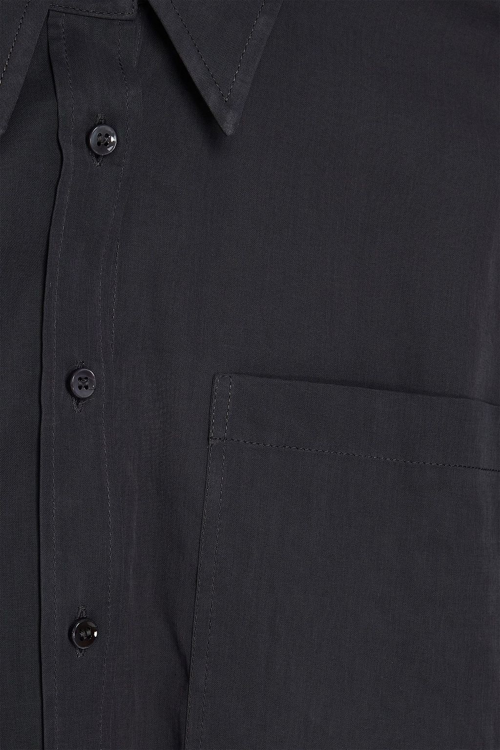 BRUNELLO CUCINELLI Hemd aus Baumwoll-Organdy mit Zierperlen