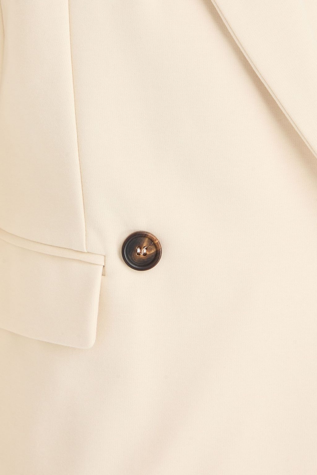 BRUNELLO CUCINELLI Doppelreihiger Blazer aus Jersey aus einer Baumwollmischung mit Zierperlen