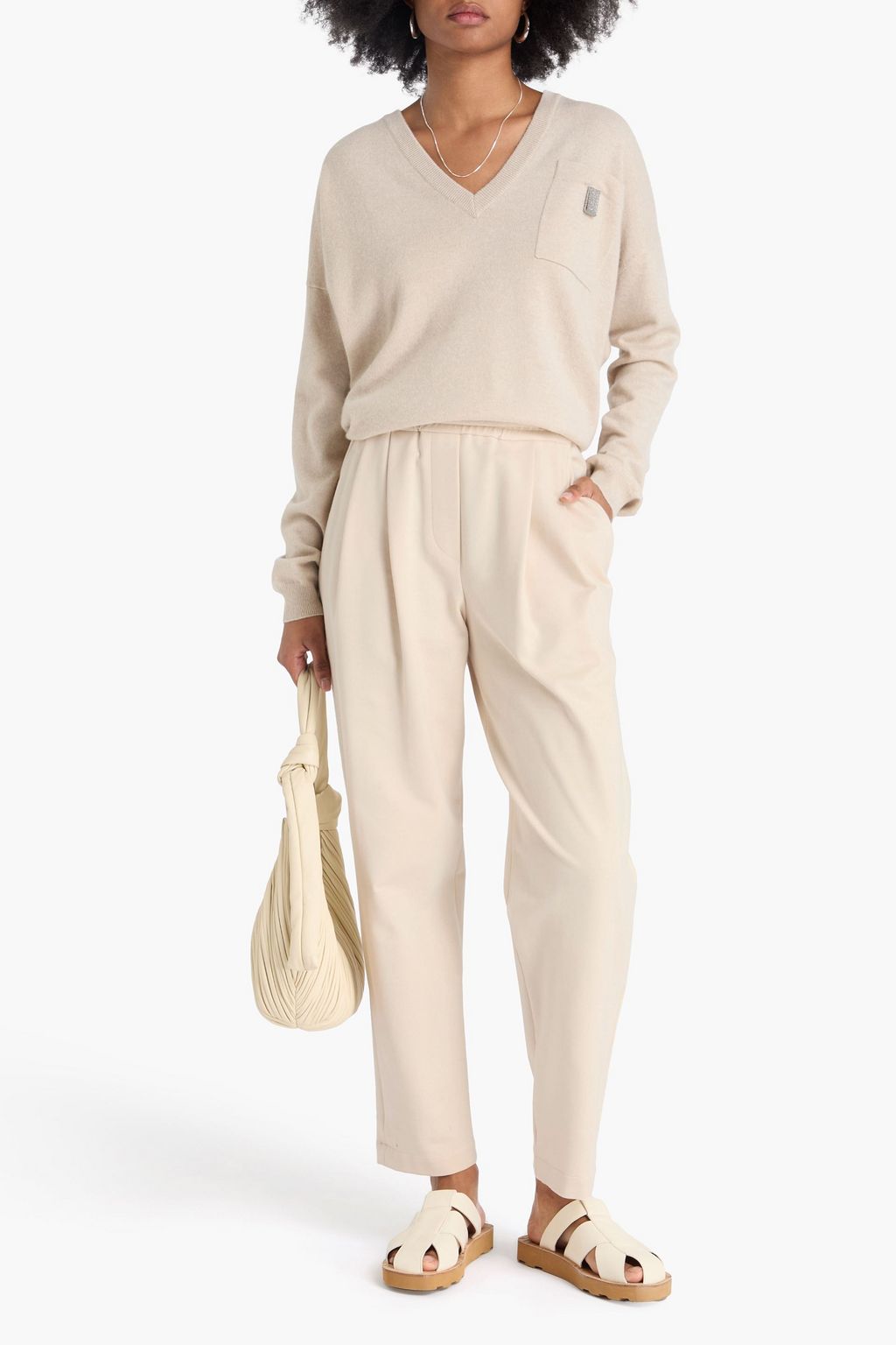 BRUNELLO CUCINELLI Track Pants aus Jersey aus einer Baumwollmischung