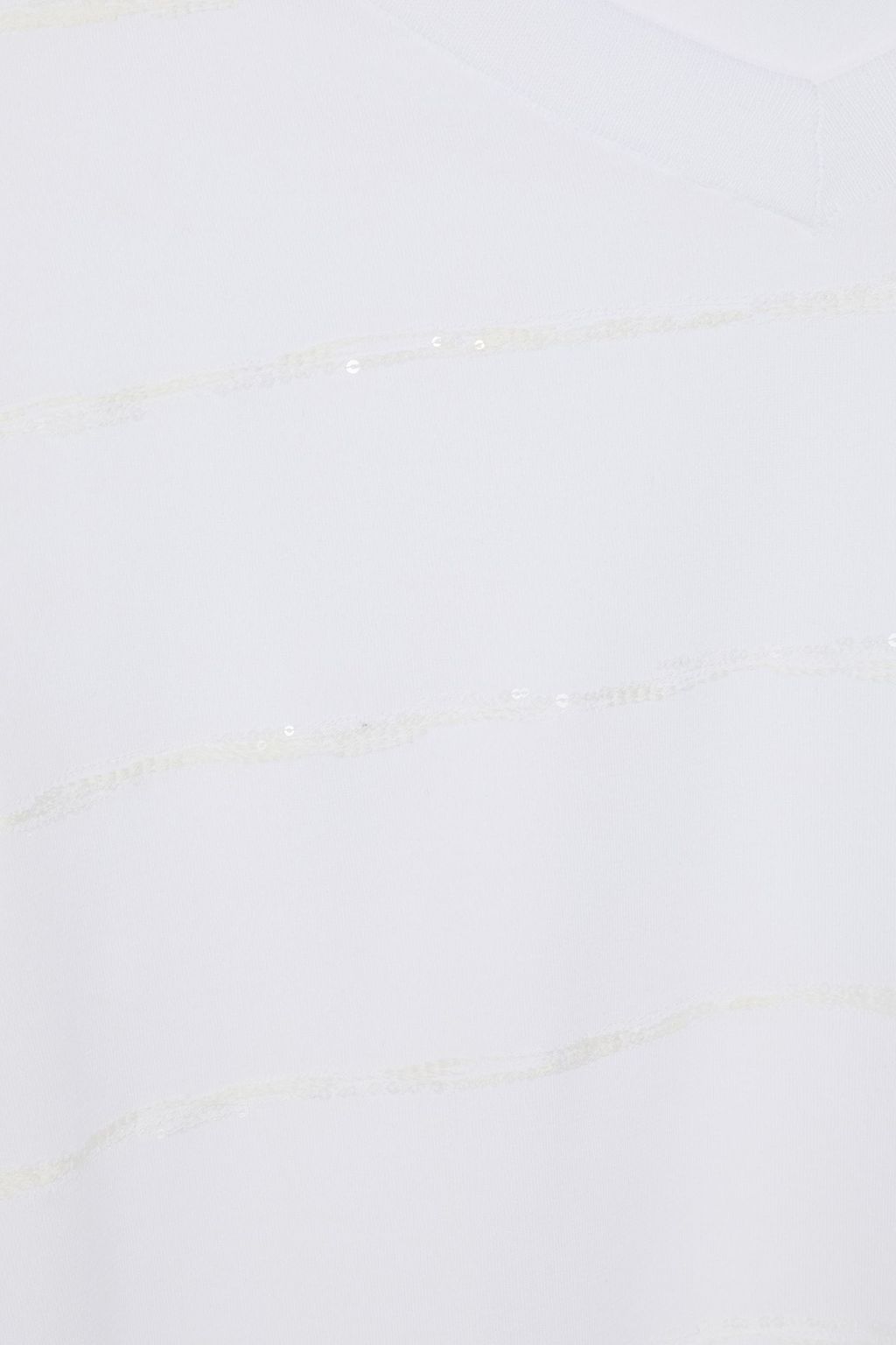 BRUNELLO CUCINELLI Sequin-embellished cotton sweater