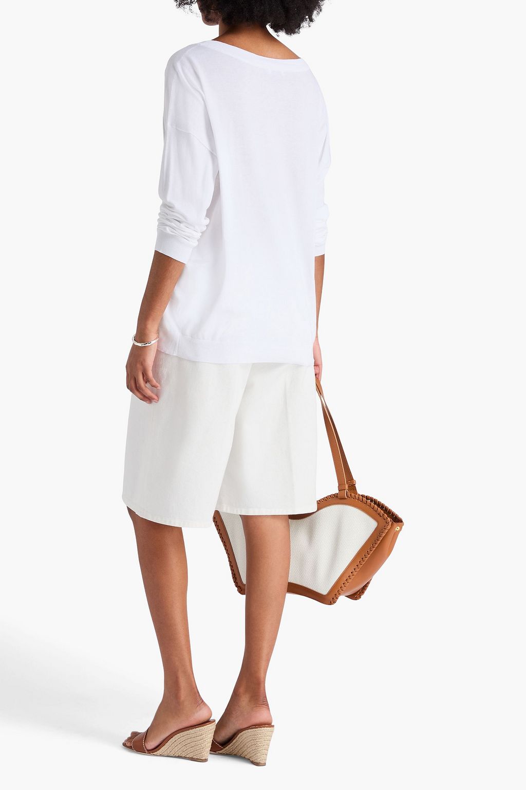 BRUNELLO CUCINELLI Sequin-embellished cotton sweater