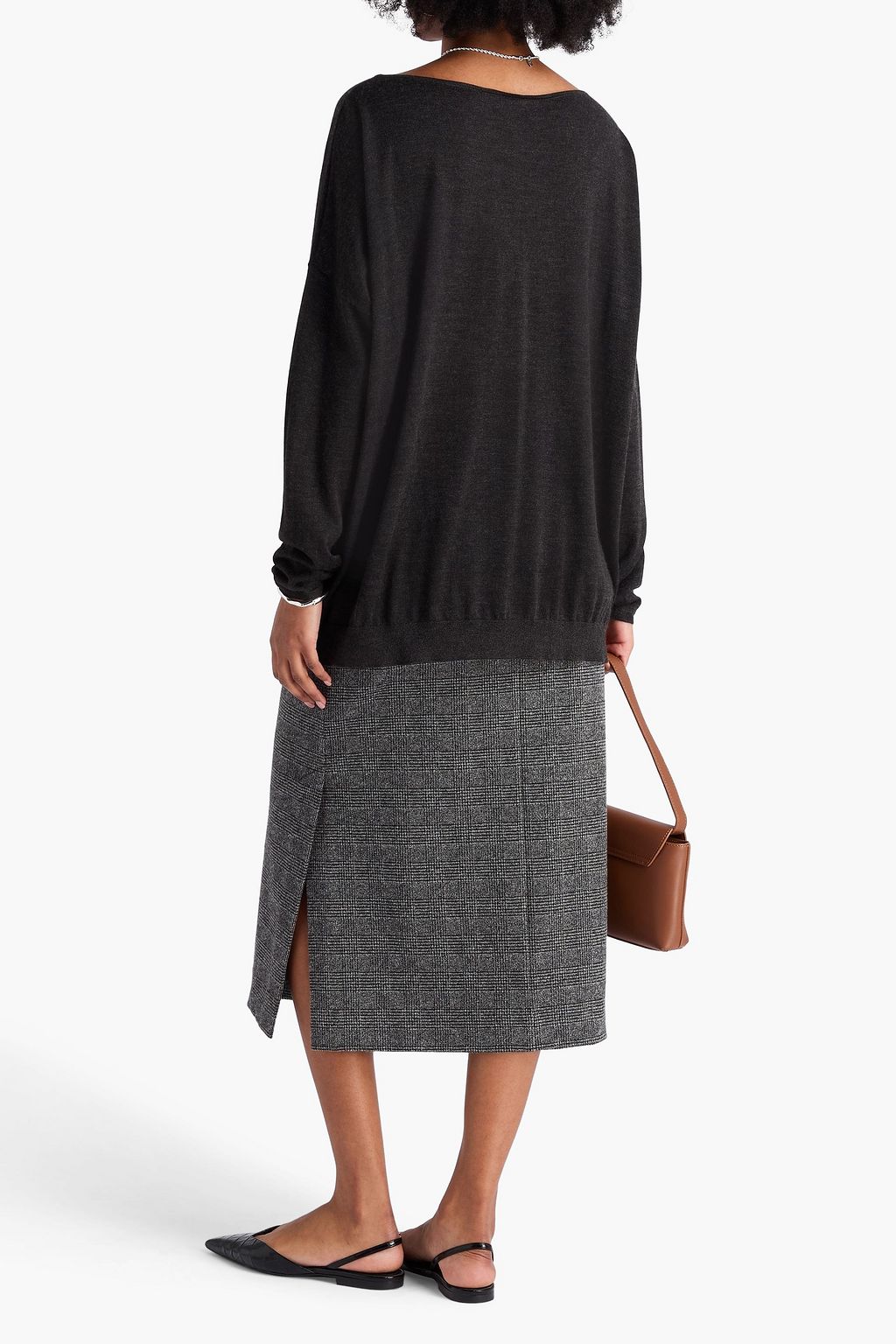 BRUNELLO CUCINELLI Cashmere and silk-blend sweater