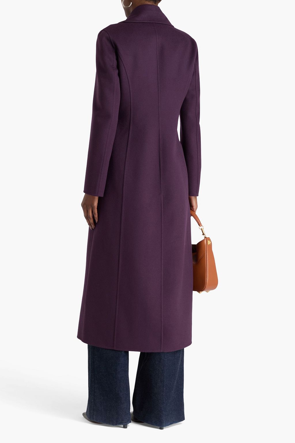 VALENTINO GARAVANI Double-breasted wool and cashmere-blend felt coat