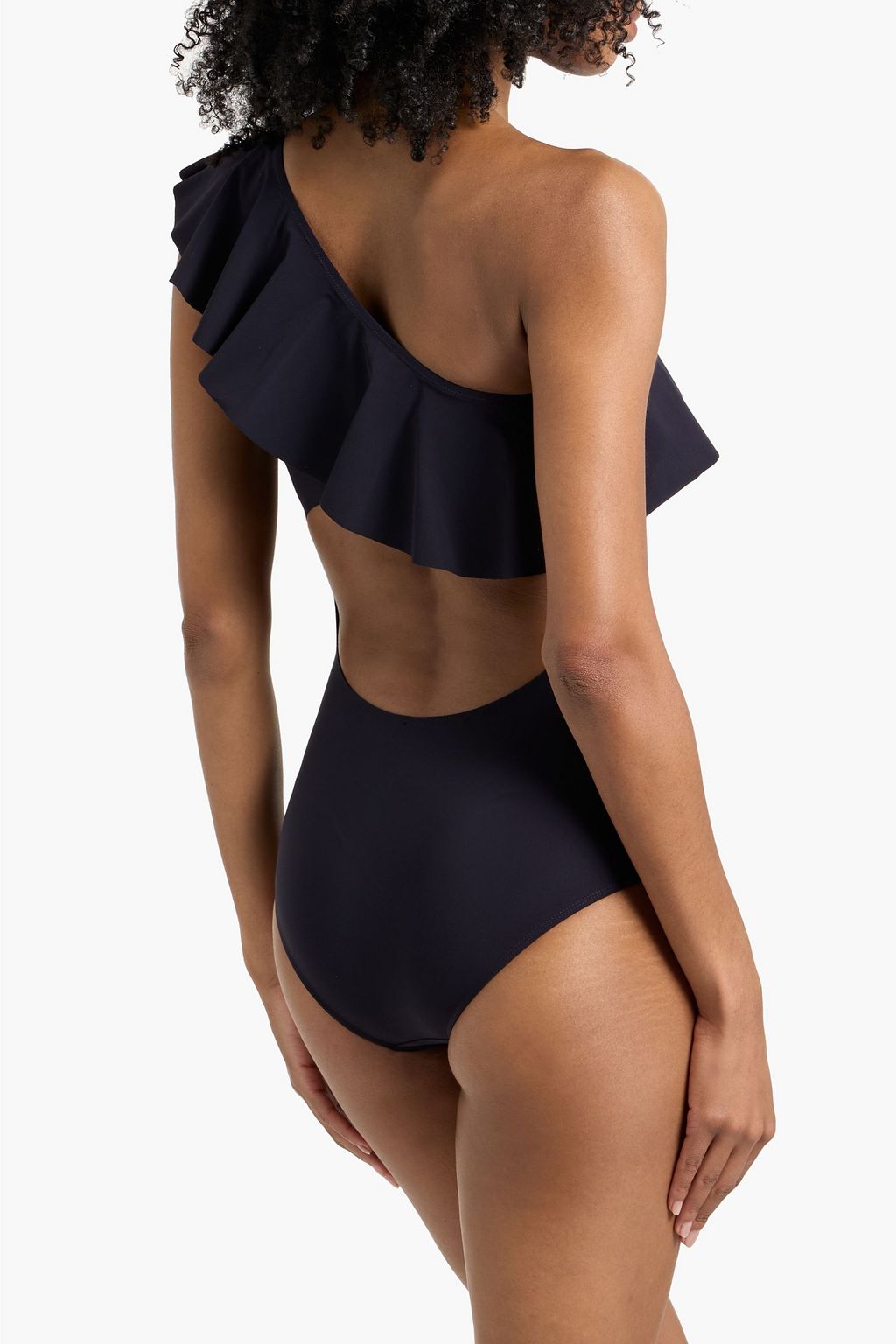 ISABEL MARANT Sicilya one-shoulder ruffled swimsuit