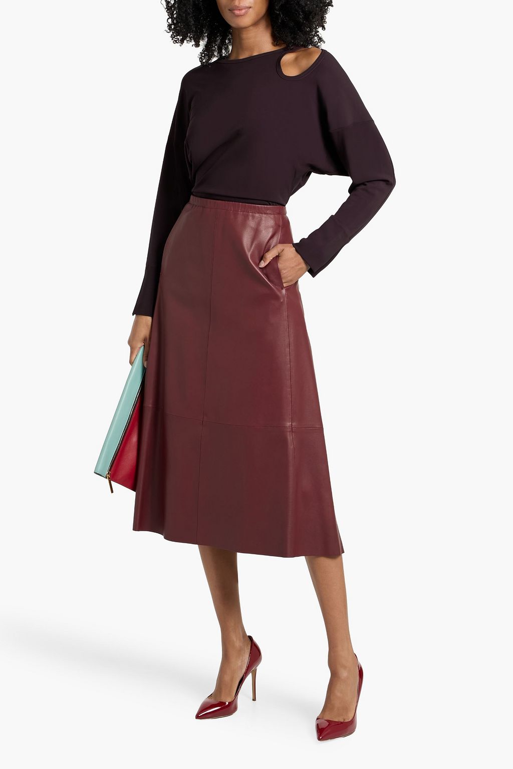 VICTORIA BECKHAM Cutout jersey top