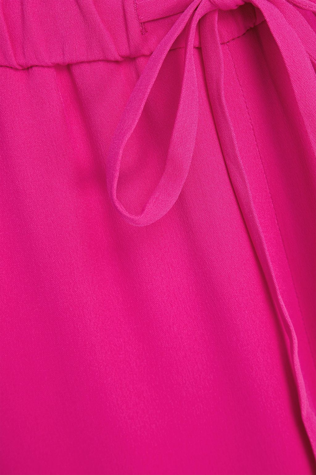 VALENTINO GARAVANI Silk-crepe wide-leg pants