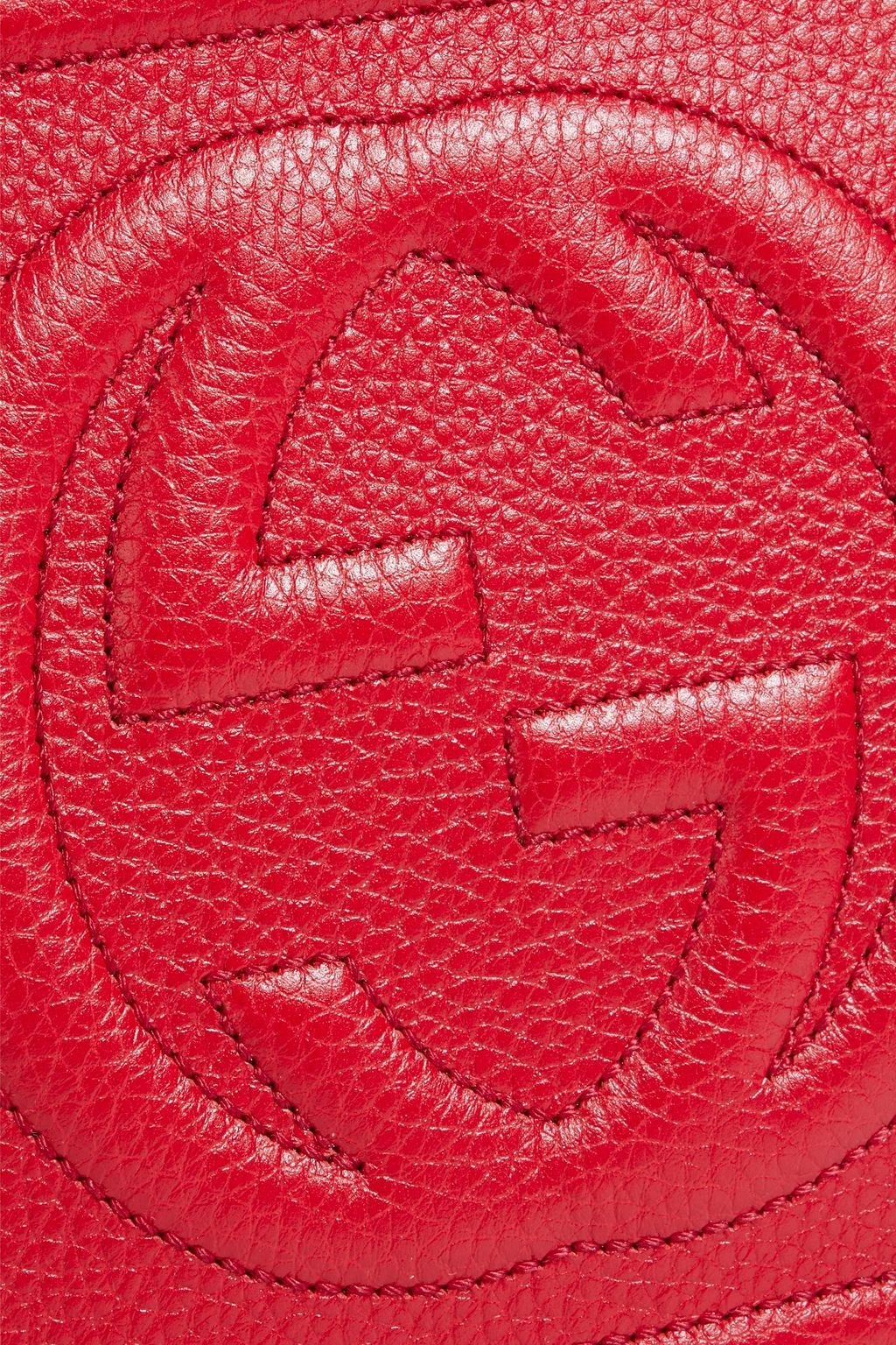 GUCCI Schultertasche „Soho“ aus Narbenleder