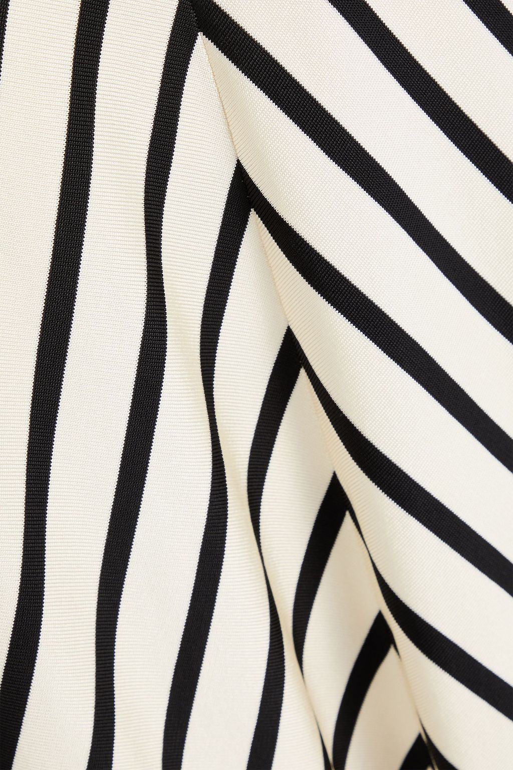 ZIMMERMANN Striped stretch-knit midi skirt