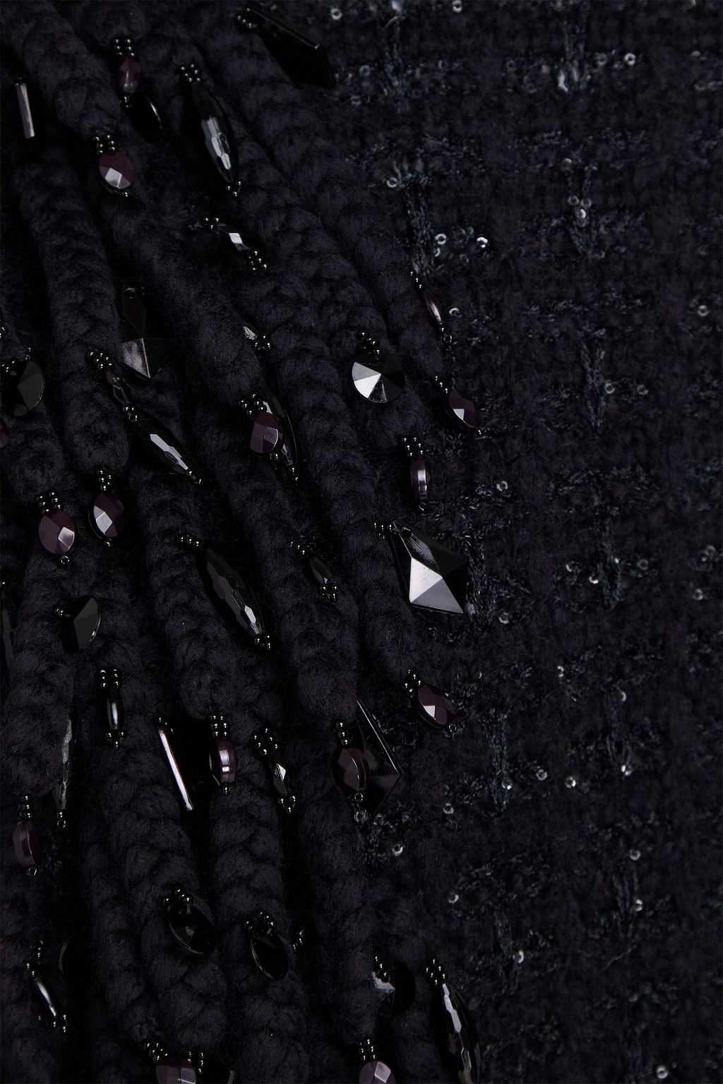 VALENTINO GARAVANI كاب محبوك مزين بشرّابات