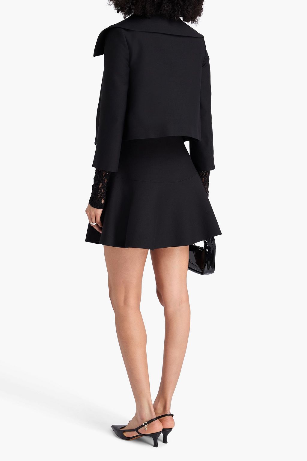 VALENTINO GARAVANI Wool and silk-blend crepe jacket