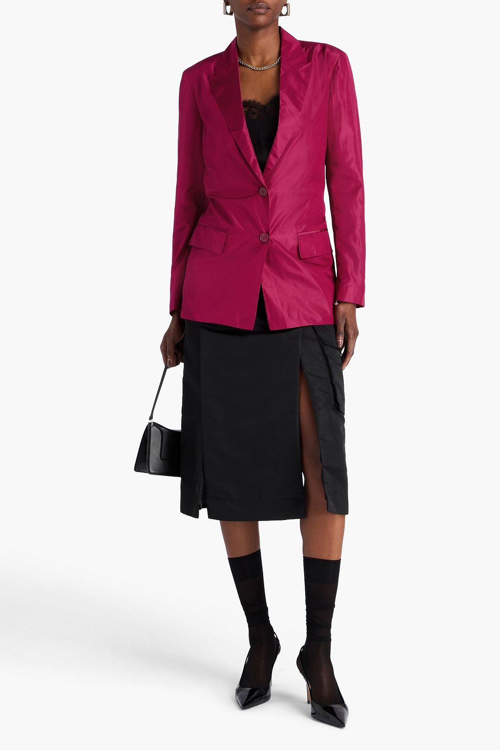 VALENTINO GARAVANI Silk-satin blazer