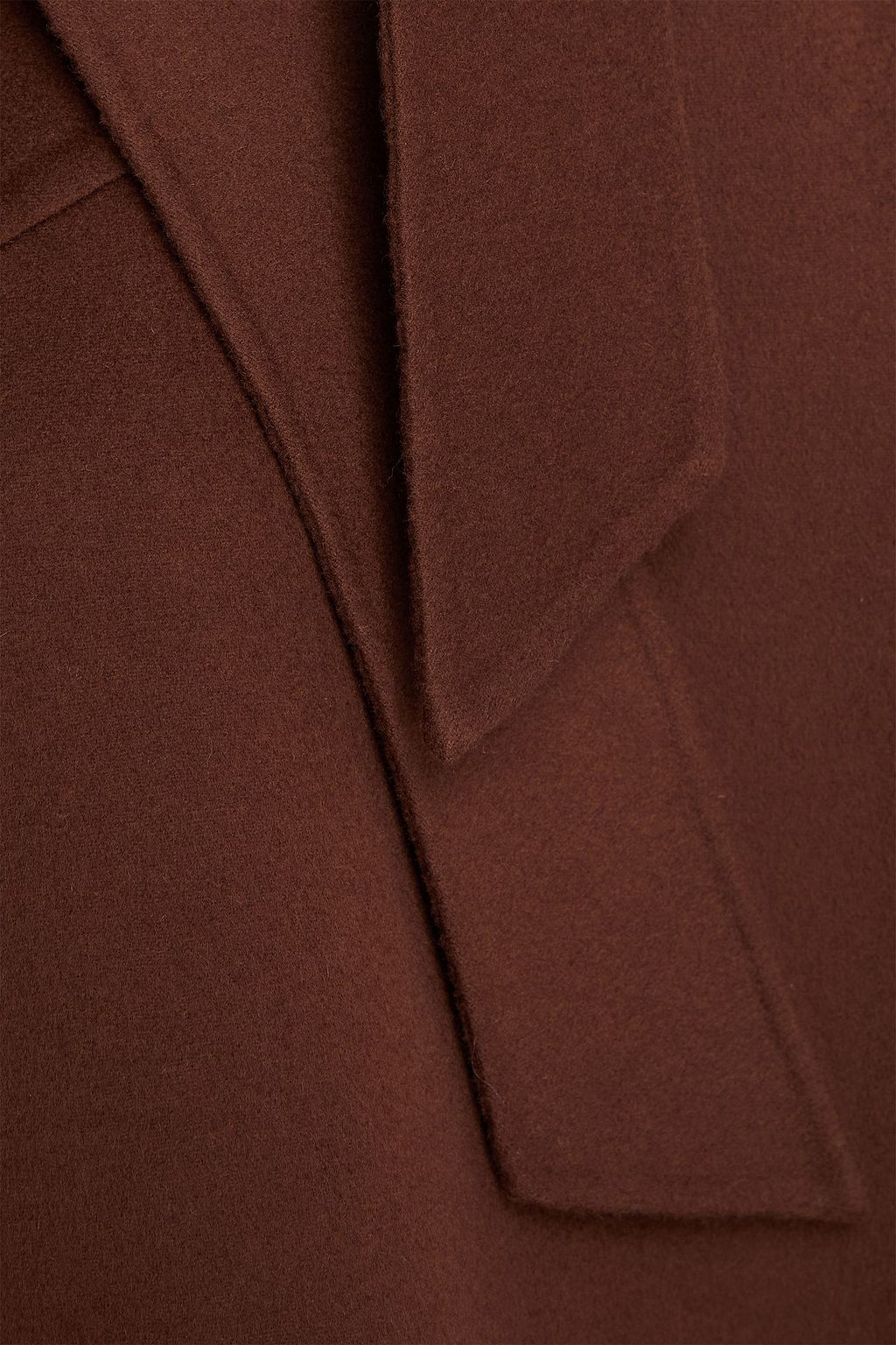 VALENTINO GARAVANI Pussy-bow wool and cashmere-blend felt poncho