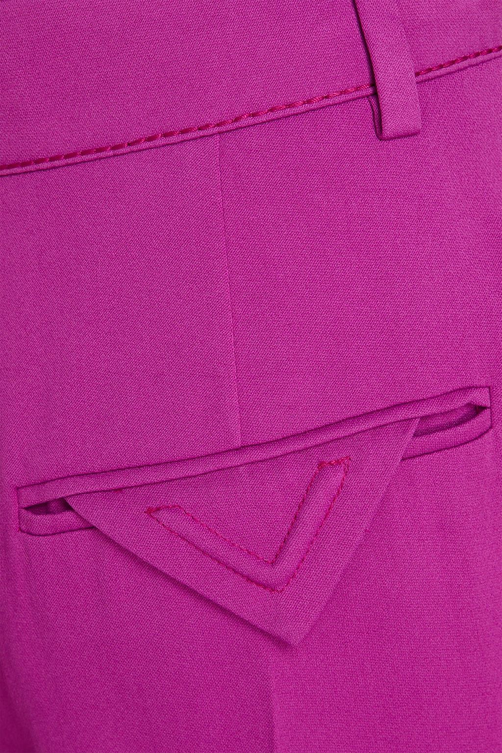 VALENTINO GARAVANI Pleated crepe tapered pants