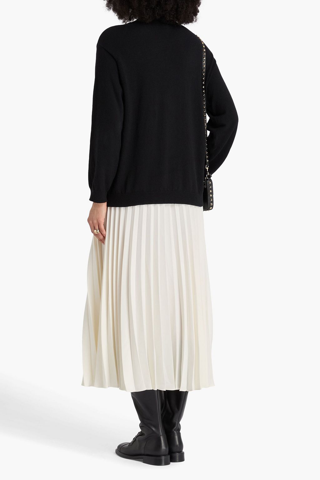 VALENTINO GARAVANI Embroidered cashmere sweater