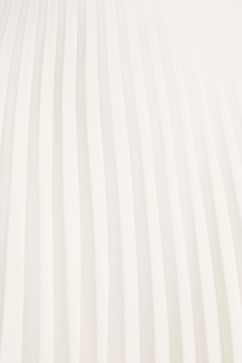 VALENTINO GARAVANI Pleated crepe midi skirt