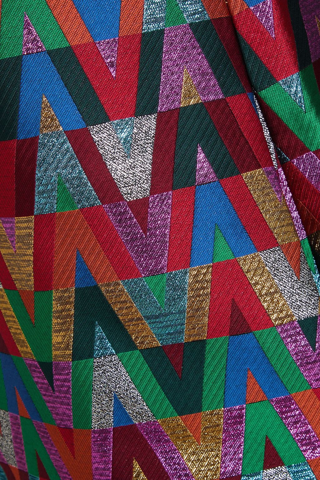 VALENTINO GARAVANI Metallic jacquard mini dress