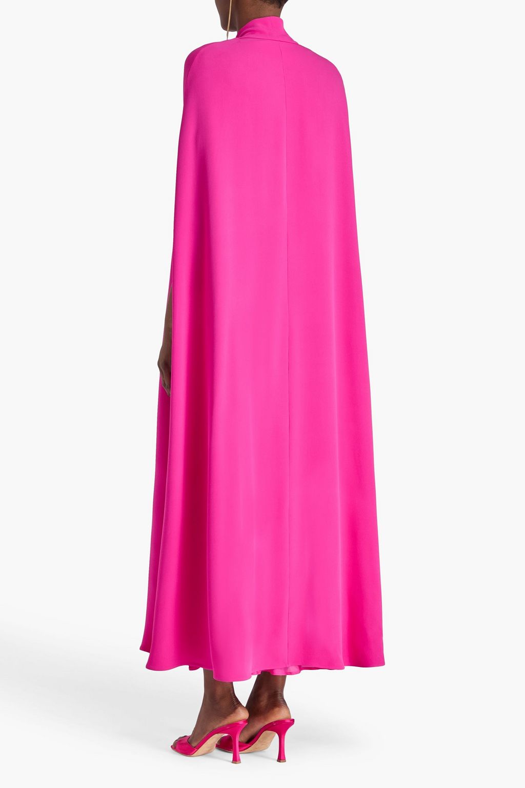 VALENTINO GARAVANI Kaftan aus Seiden-Crêpe mit Schluppe