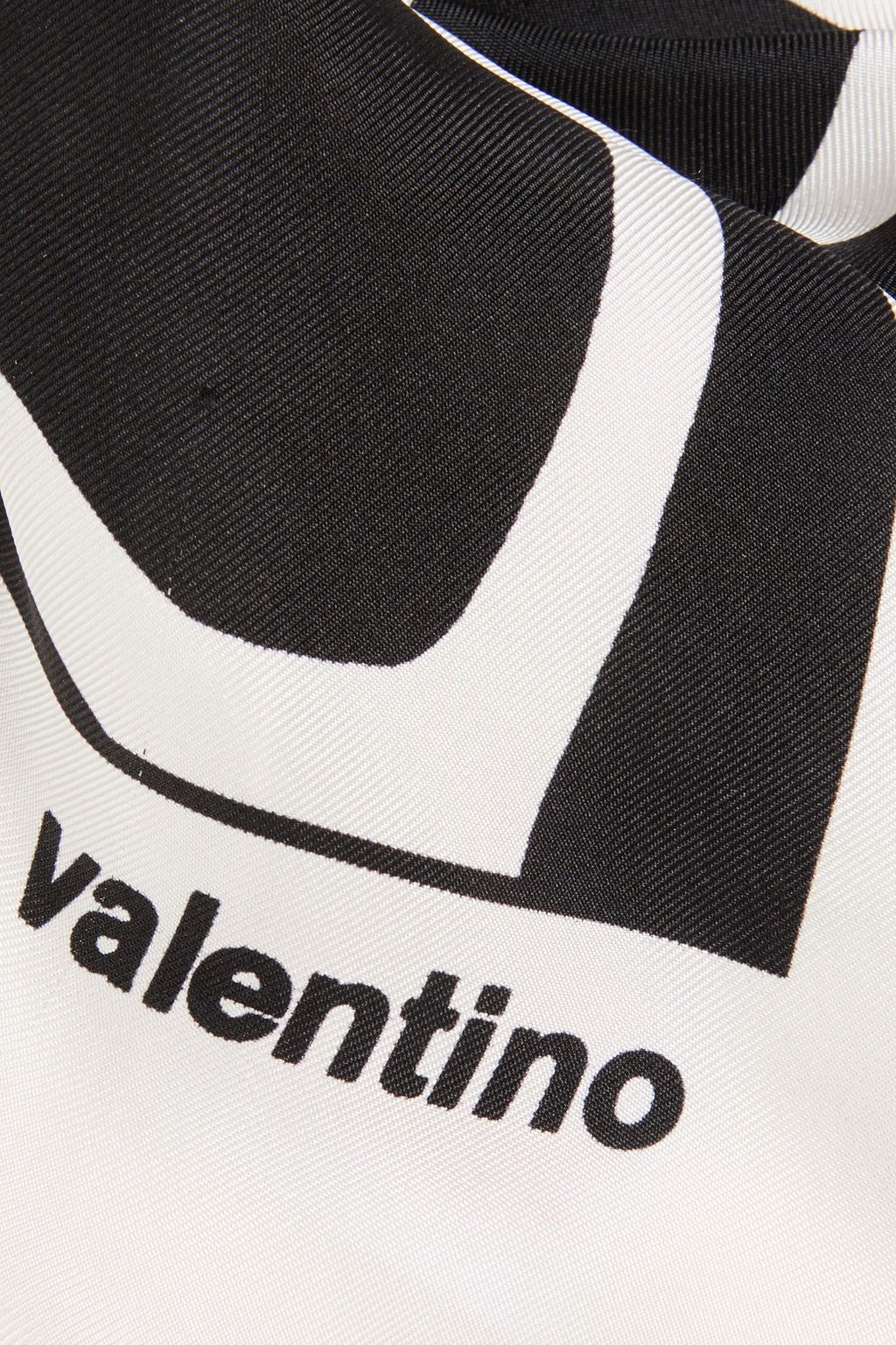VALENTINO GARAVANI Printed silk-twill headscarf