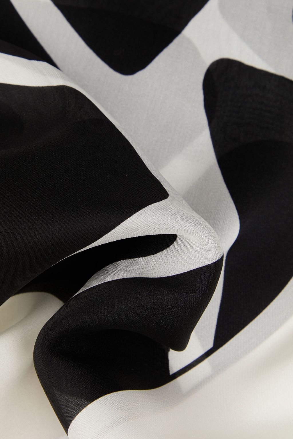 VALENTINO GARAVANI Printed silk-chiffon scarf