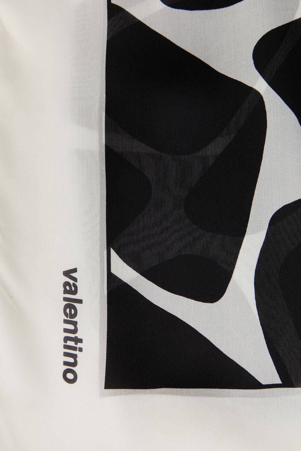 VALENTINO GARAVANI Printed silk-chiffon scarf