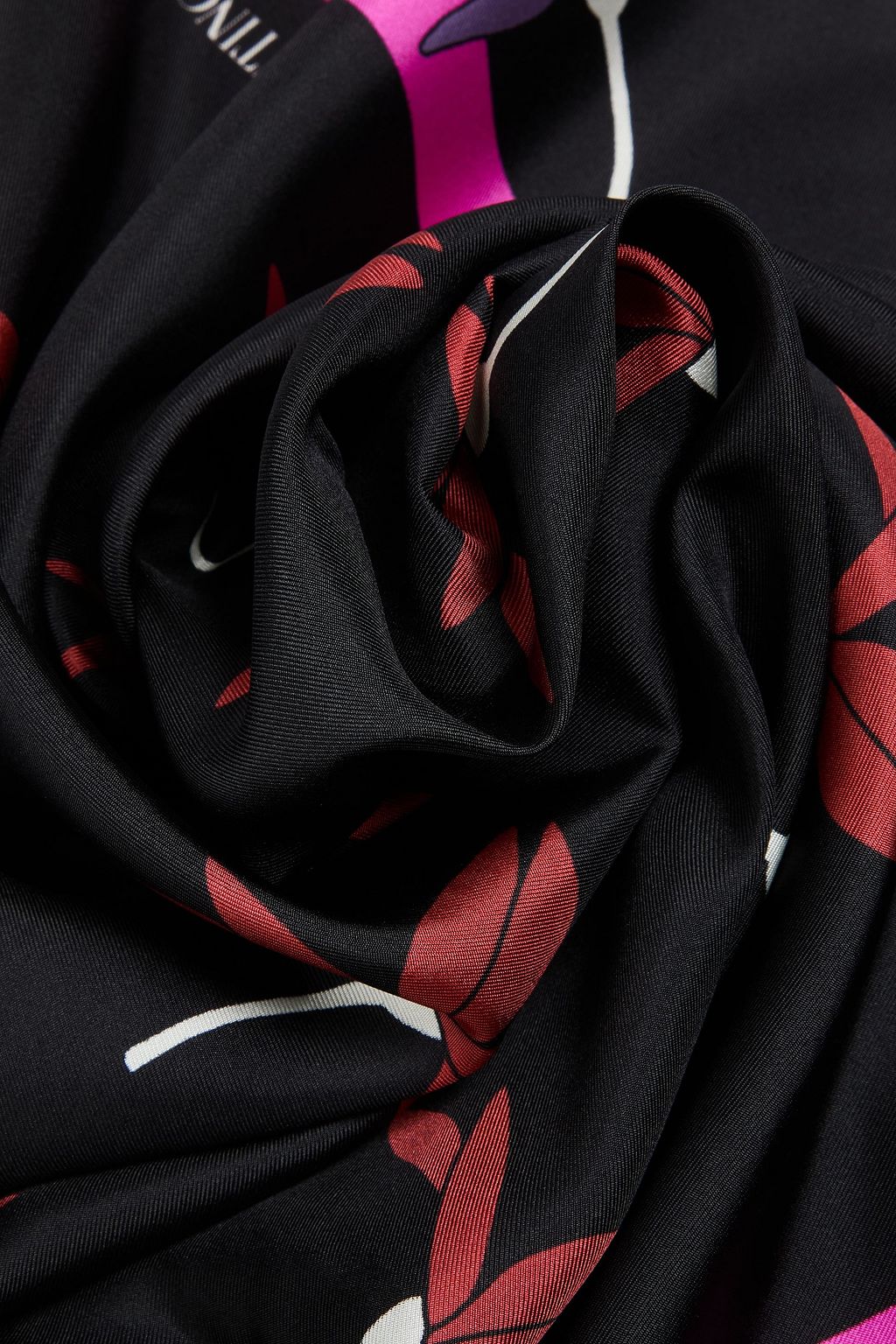 VALENTINO GARAVANI シルクツイル スカーフ フローラルプリント