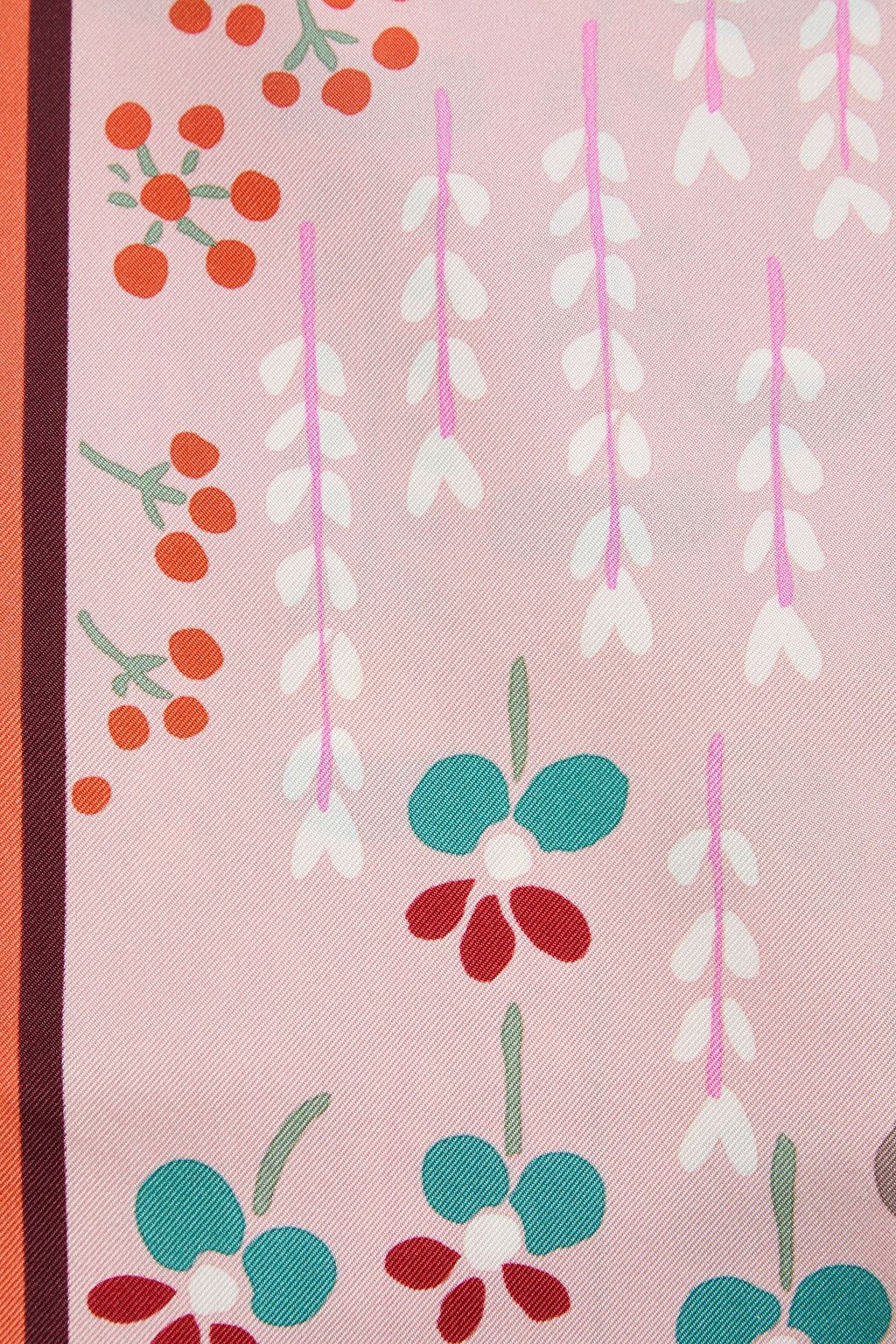 VALENTINO GARAVANI Printed silk-twill scarf
