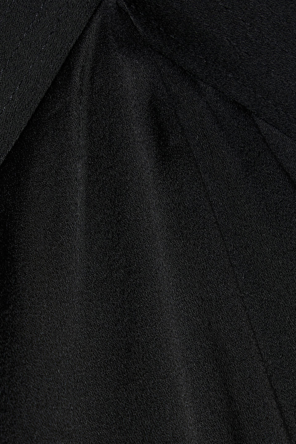 Oscar De La Renta Satin-crepe Gown In Black