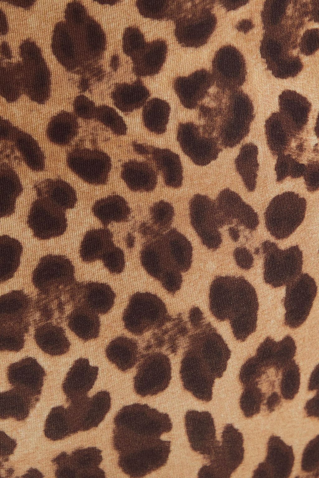 VALENTINO GARAVANI Triangel-Bikini mit Leopardenprint